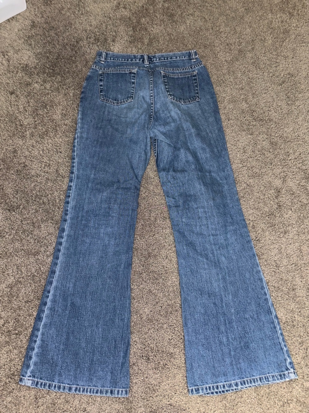 Kids Vintage Old Navy Heart Jeweled Flare Jeans - Picture 4 of 4